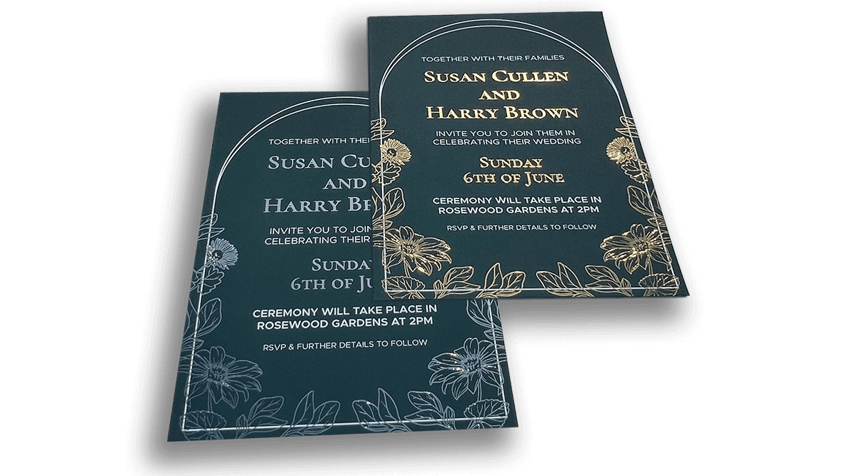 Foiled Wedding Invitations